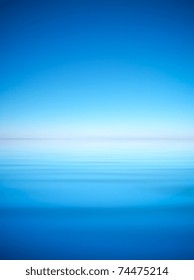 Bright Sky And Water. Abstract Composition