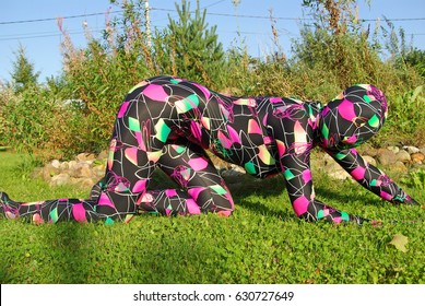 Bright Spandex Zentai Catsuit Artist Woman On The Street