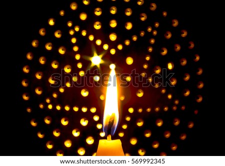 Similar – Image, Stock Photo candlelight Illuminate