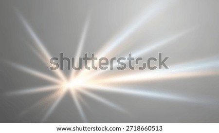 Bright Starburst Light Effect for background