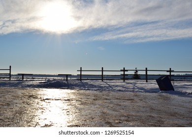 Bright Sun Through Clouds