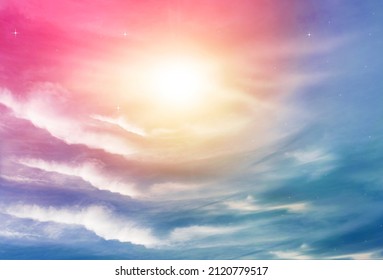 bright sunshine against the sky - Shutterstock ID 2120779517