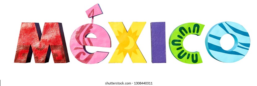 Mexico Word Images, Stock Photos & Vectors | Shutterstock