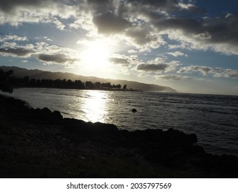 Bright View Of The Beach In Haleiwa, Hawaii