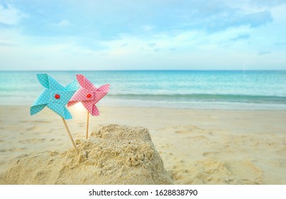 beach windmill toy