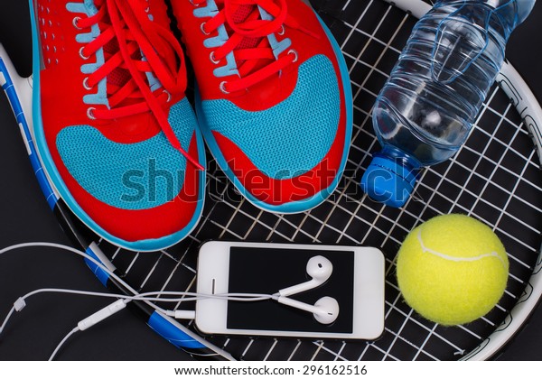 bright tennis shoes