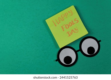 Brighten your April Fool’s Day with these wacky sticky notes! Featuring comical expressions and a vibrant green background - Powered by Shutterstock