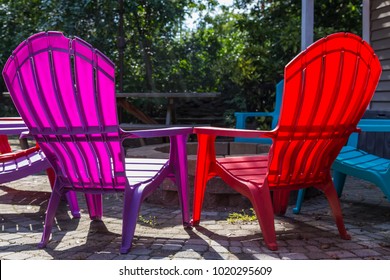 Red Patio Chairs Stock Photos Images Photography Shutterstock