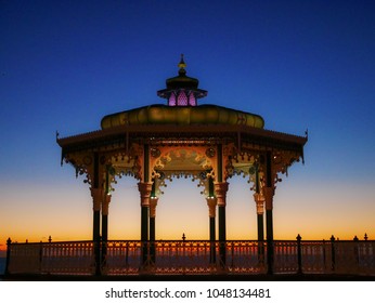 Brighton Bandstand Sunset