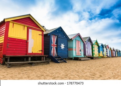 Brighton Beach Huts, Australia - Shutterstock ID 178770473