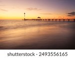 Brighton Jetty , in Holdfast Bay, Adelaide, South Australia. A beautiful jetty or pier in metropolitan Adelaide.