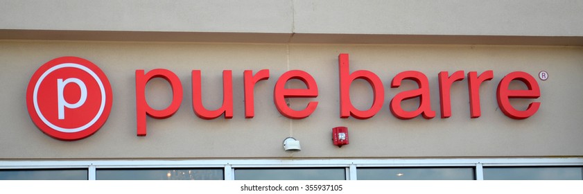 BRIGHTON, MI - AUGUST 22: Pure Barre, Whose Brighton, MI Location Logo Is Shown August 22, 2015, Has 300 Stores.