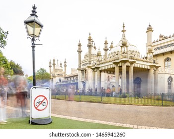 Brighton Pavillion In Summer Day, England