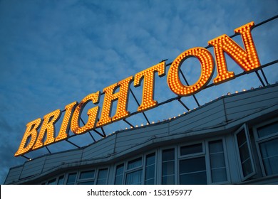 Brighton Pier Lights, England, UK