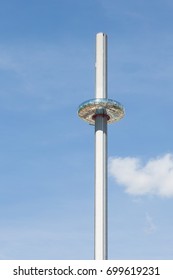 BRIGHTON UK -  AUGUST 13th 2017: British Airways I360 Observation Tower Located On Brighton Seafront In Sussex, 