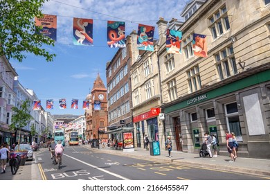 Brighton, UK - June 3 2022: North Street in Brighton, East Sussex