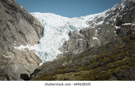 Briksdal Glacier In Norway