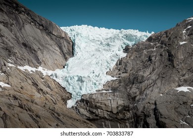 Briksdal Glacier In Norway