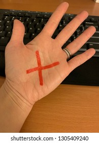 The “END IT MOVEMENT” Is Bringing Awareness To People About Modern Day Slavery By Wearing A Red “X” On The Hand.