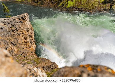 Brink Of The Upper Falls, Yellowstone National Park
