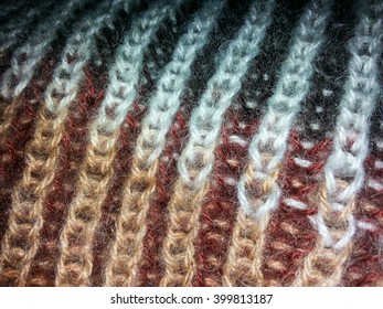 Brioche Knitting Background