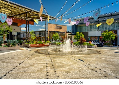 Brisbane, Australia - Feb 13, 2021: Orion Springfield Central Shopping Mall