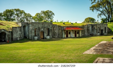 Brisbane, Australia - Jul 24, 2022: Old Military Base Buildings At Fort Lytton