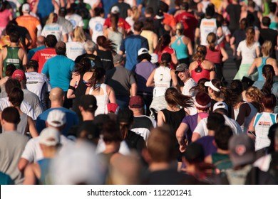 BRISBANE, AUSTRALIA - SEPTEMBER 02 : Unidentified Runners  Participating In The 