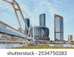 Brisbane City skyline looking across the river September 2024