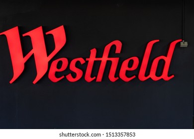 Brisbane, Queensland, Australia: 23rd September 2019: Westfield Ownership Sign At Garden City Shopping Centre