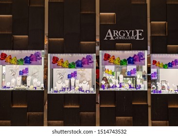 Brisbane, Queensland, Australia: 24th September 2019: Argyle Jewellers At Westfield Garden City Shopping Centre