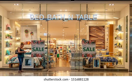 Brisbane, Queensland, Australia - 28th September 2019: Bed Bath N Table At Carindale Shopping Centre