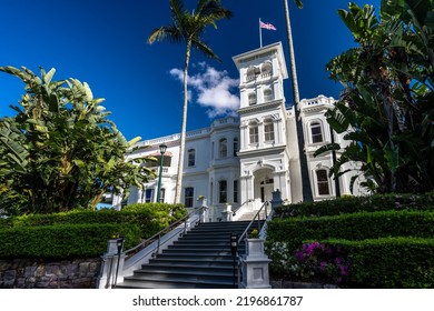 Brisbane, Queensland, Australia - Aug 27, 2022: Government House Building