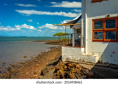 Brisbane, Queensland, Australia - Feb 11, 2021: The Lighthouse Restaurant In Cleveland