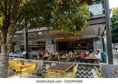 Brisbane , Queensland / Australia - November 11th 2019: Brisbane Shopping Mall, Westfield Garden City's Outdoor Food Court