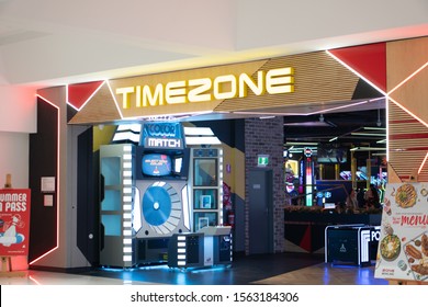 Brisbane, Queensland / Australia - November 18th 2019: Westfield Garden City Timezone Arcade Games (coin Amusements)