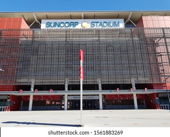 Brisbane, Queensland / Australia - September 8 2019: North Entrance Of Suncorp Stadium Facing Caxton Street