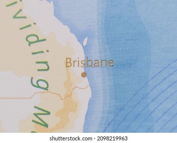 Brisbane In The Realistic World Map