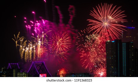 Brisbane Riverfire Festival 2018 Story Bridge Fireworks Display