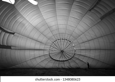 Bristol Balloon Fiesta Inside A Hot Air Balloons