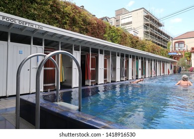 Bristol, England - June 2019: Clifton Lido Spa & Restaurant