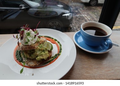 Bristol, England - June 2019:  Spicer+Cole Cafe Queen Square