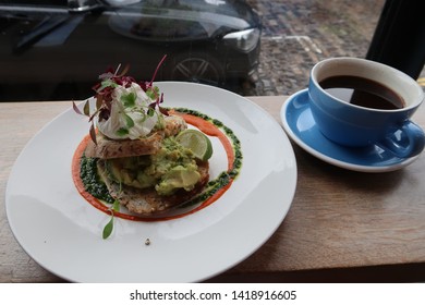 Bristol, England - June 2019:  Spicer+Cole Cafe Queen Square