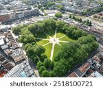 Bristol Queen Square aerial shot drone shot