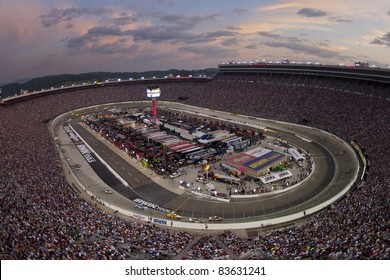 BRISTOL, TN - AUG 27:  The NASCAR Sprint Cup Series Teams Take To The Track For The Irwin Tools Night Race Race At The Bristol Motor Speedway In Bristol, TN On Aug 27, 2011.