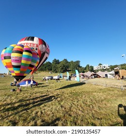 Bristol, The UK - 11 August 2022 - This Is Hot Ballon Festival In Bristol At Summer Time