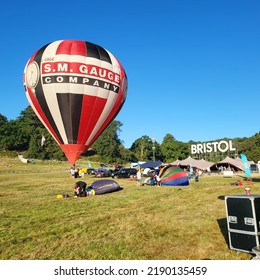 Bristol, The UK - 11 August 2022 - This Is Hot Ballon Festival In Bristol At Summer Time