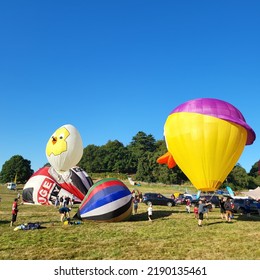 Bristol, The UK - 11 August 2022 - This Is Hot Ballon Festival In Bristol At Summer Time