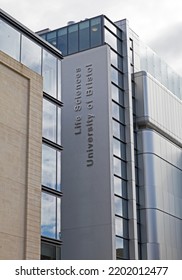 Bristol, UK - August 12,  2015: The Life Sciences Building At The University Of Bristol Which Was Designed By Sheppard Robson And Was Opened By Sir David Attenborough In October 2014.