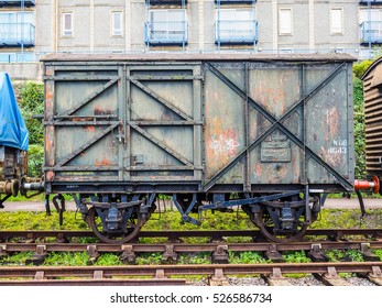 BRISTOL, UK - CIRCA SEPTEMBER 2016: HDR Vintage Trains At Bristol Harbour (part Of Port Of Bristol)